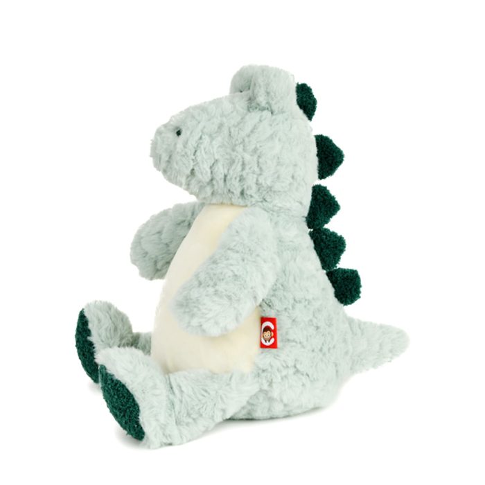 Alligator knuffel zacht pluche geborduurd met naam – zijkant