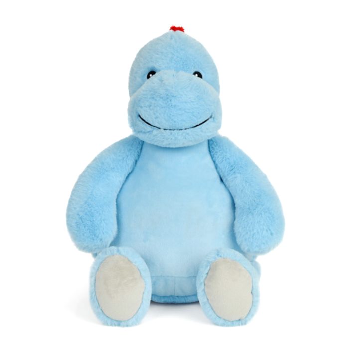 Blauwe baby dinosaur voorkant