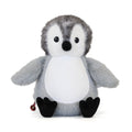 Gepersonaliseerde pinguïn knuffel met naam geborduurd op de buik – Ik ben de knuffel van
