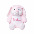 Knuffel met naam, Babyroze konijn