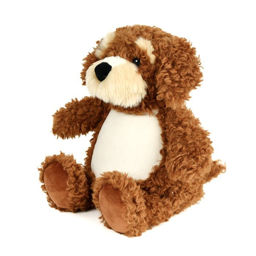 Cockapoo knuffel zacht pluche voor baby's – zijkant