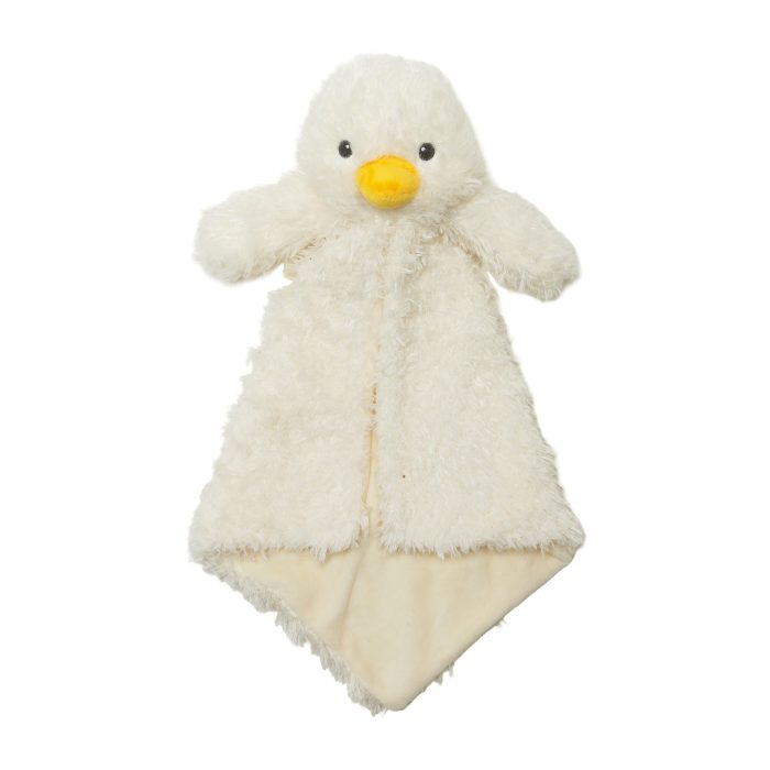 Knuffeldoekje eend zacht pluche – voorkant