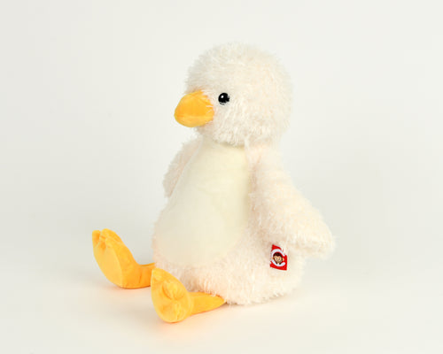 Eend knuffel zacht pluche voor baby's – zijkant