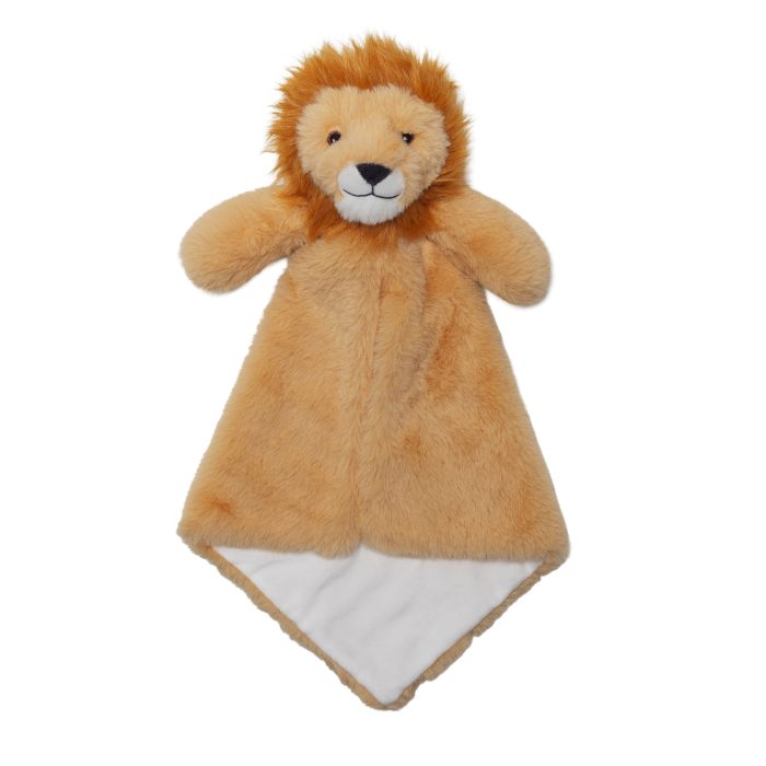 Knuffeldoekje leeuw zacht pluche – voorkant
