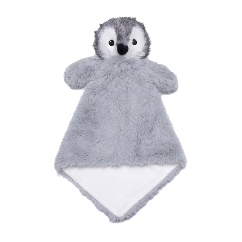 Knuffeldoekje pinguïn zacht pluche – voorkant