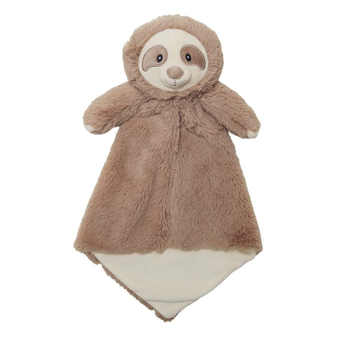 Knuffeldoekje luiaard zacht pluche – voorkant