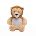 Geboorteknuffel leeuw met wit buikje voor personalisatie met naam en geboortedatum – Plush with a Mission